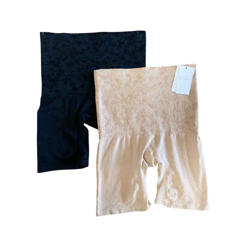 Jessica Simpson Two Shapewear Biker Short High Waisted Tummy Control Size L